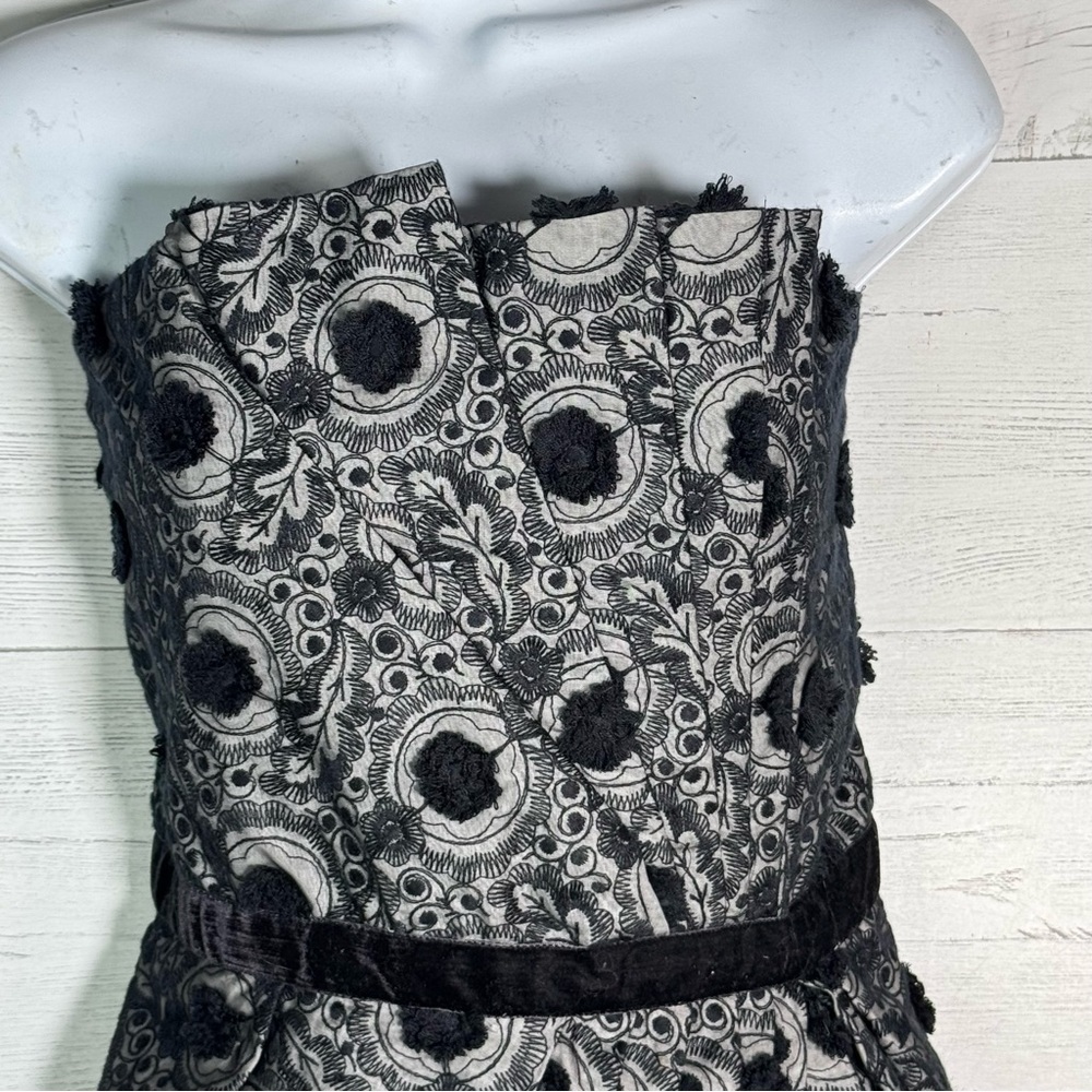 Marc By Marc Jacobs Runway Collection Black Lace Strapless Cocktail Dress Sz 12 - Picture 3 of 5